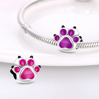 925 Sterling Silver Cat & Dog Charm Bead – DIY Jewelry for Women