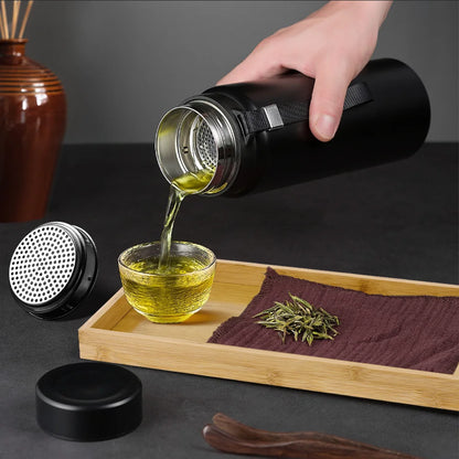 1L Stainless Steel Thermal Water Bottle – Vacuum Flask for Tea, Coffee & Water