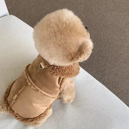 Dog Vest Jacket – Luxury Soft Cotton Winter Coat for Small & Medium Dogs | Autumn Winter | XS–XL