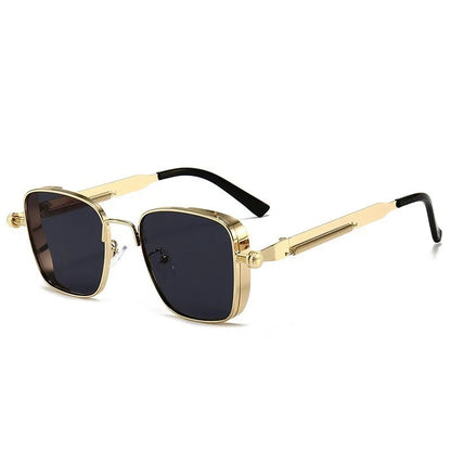Shatar Polarized Metal Sunglasses – High-End UV400 Punk Fashion for Men
