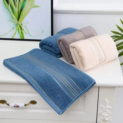 2-Pack Thickened Cotton Face Towels – Soft, Absorbent & Quick-Dry 34x75cm