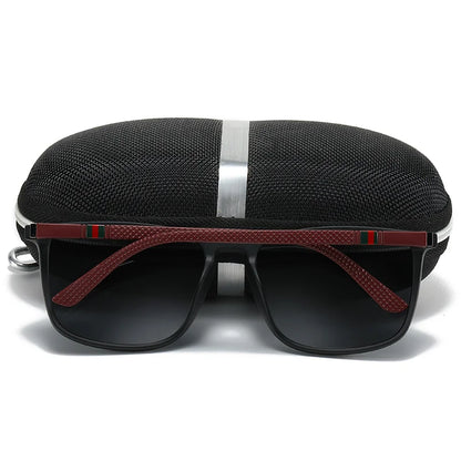 Men's Polarized Sports Sunglasses – UV400 Mirror Square Fishing Eyewear