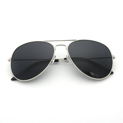 MOONBIFFY Pilot Round Sunglasses – Gradient Mirror UV400 for Men & Women