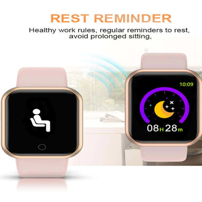 Smartwatch – Message Alerts, Fitness Monitor, Smart Bracelet, Birthday Gift for Men & Women