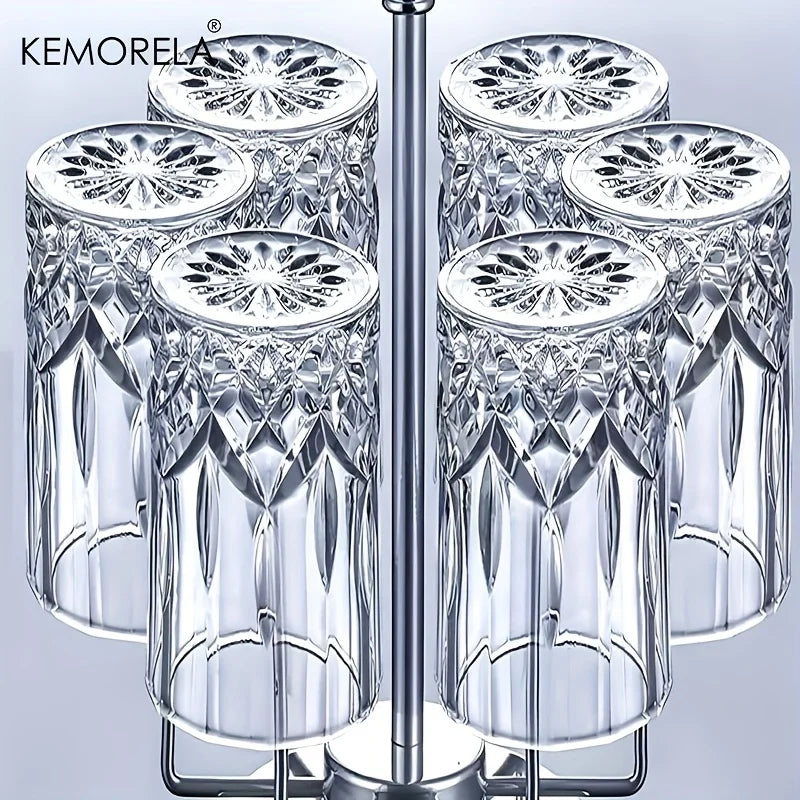 423ML Stemware Glass Cup – Elegant Drinking Glass for Water Beer Soda Party