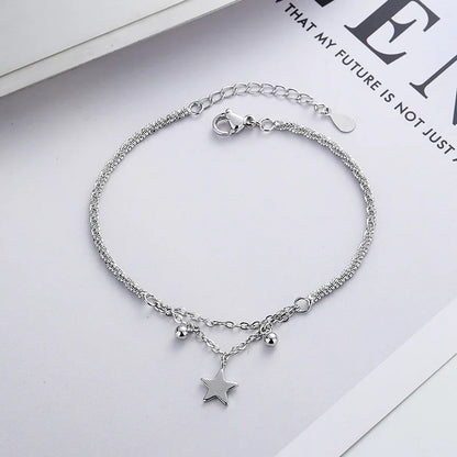 VENTFILLE 925 Silver Diamond Butterfly Bracelet – Adjustable Flower Jewelry for Women