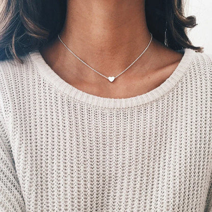 Vintage Layered Pendant Necklace – Women’s Link Chain Fashion Jewelry