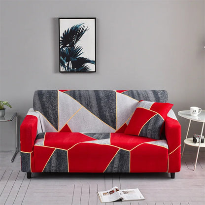 1pc Flower Printed Elastic Sofa Cover Antidirty Spandex Sofa Cover Furniture Protector for Bedroom Office Living Room Home Decor - BeeTrendyShop.COM