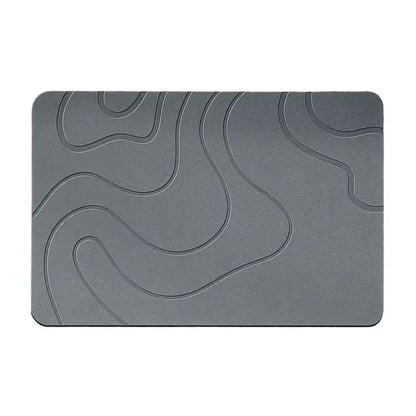 Diatomite Stone Bath Mat – Quick-Dry Super Absorbent Shower & Entryway Rug | Indoor Floor Mat