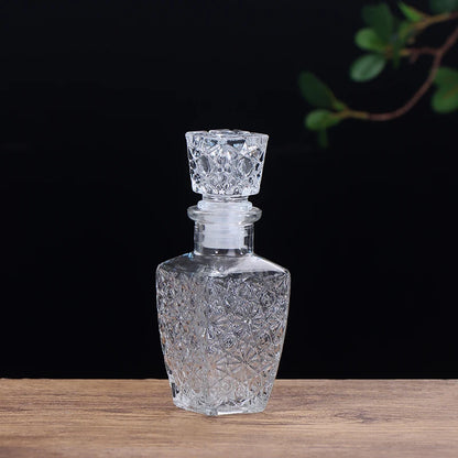 Transparent Whiskey Glass Decanter – 100ml & 150ml Party Barware Bottle