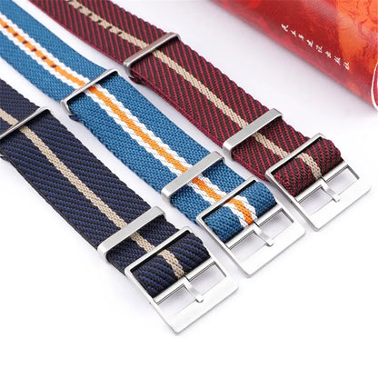Premium-grade Nylon Strap 18mm 20mm 22mm 24mm Braided Canvas Watch Band Men Women Soft Sport Waterproof Bracelet Accessories - BeeTrendyShop.COM