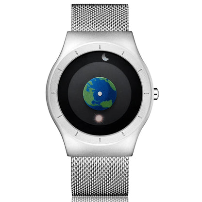 Minimalist Unisex Watch for Men Women Couple Simple Style Unique Dial Quartz Wristwatch Male Female Unique Pointer Wrist Clock - BeeTrendyShop.COM