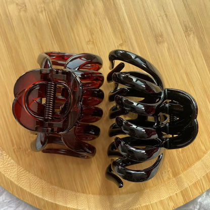 Large Hollow Out Hair Claw Clip – Plastic Crab Clamp for Women & Girls