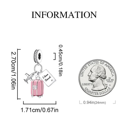 925 Sterling Silver Heart, Flower, Clover & Turtle Charm Bead – DIY Birthday Jewelry