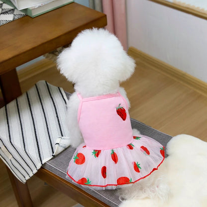 Pet Princess Tulle Dress - Spring/Summer Apparel for Small Dogs & Cats - BeeTrendyShop.COM