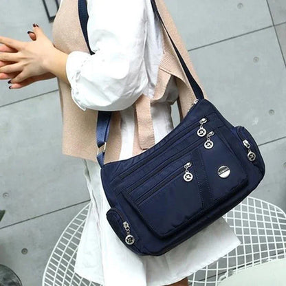 Women's casual large capacity crossbody bag, multifunctional waterproof shoulder bag, shopping handbag - BeeTrendyShop.COM