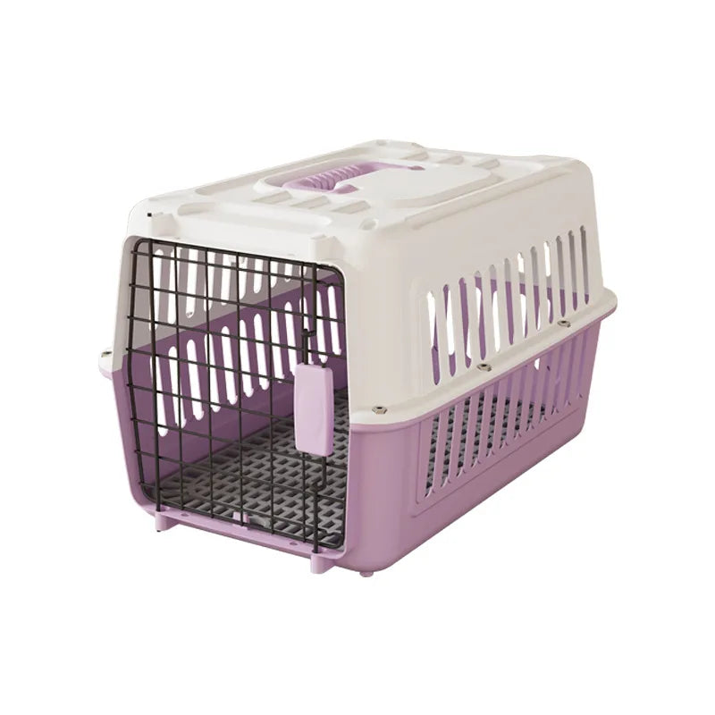 Portable Pet Travel Carrier Cage – Cats & Small Dogs (44×31×27cm)