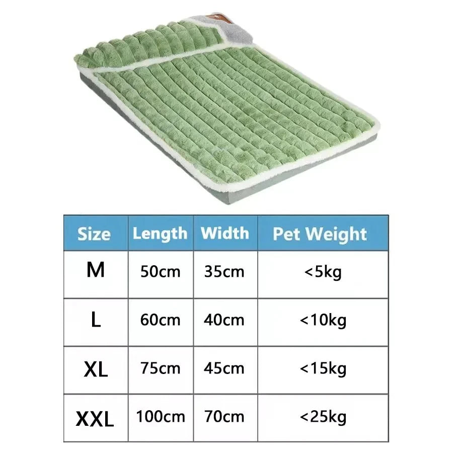 Orthopedic Memory Foam Dog Bed - Machine Washable for All-Size Dogs & Cats