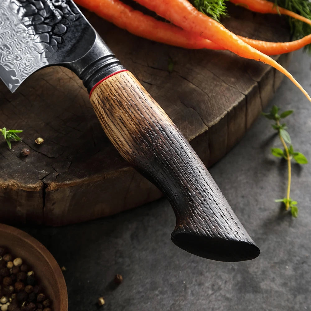 XINZUO 8.6-inch Damascus Chef Knife 67-layer craftsmanship hand forged knife 60±2 HRC hardness high-end gift in elegant box