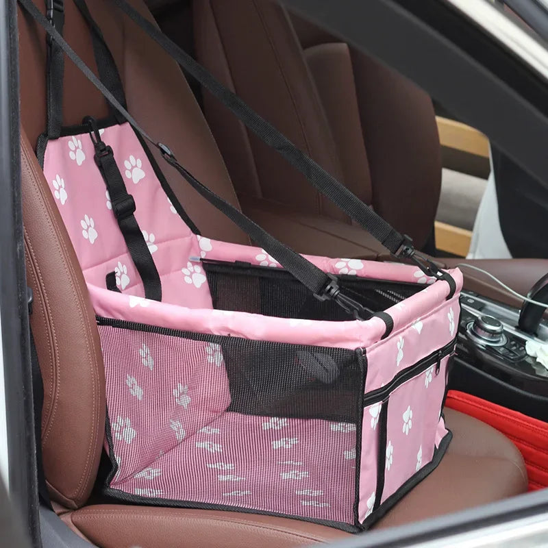 Dog Car Seat Hammock Carrier – Foldable, Breathable, Fits All Breeds