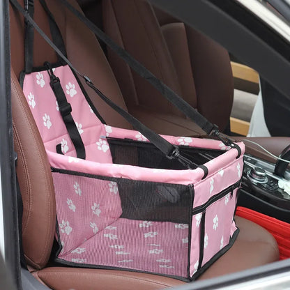 Dog Car Seat Hammock Carrier – Foldable, Breathable, Fits All Breeds