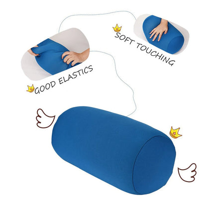 Cylindrical Neck Roll Pillow 30x16cm – Soft Washable Bolster for Bedroom, Travel & Neck Support