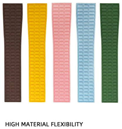 Natural Rubber Watch Strap for Patek Philippe Aquanaut 5067 5068 – 18mm 19mm Soft Silicone Women