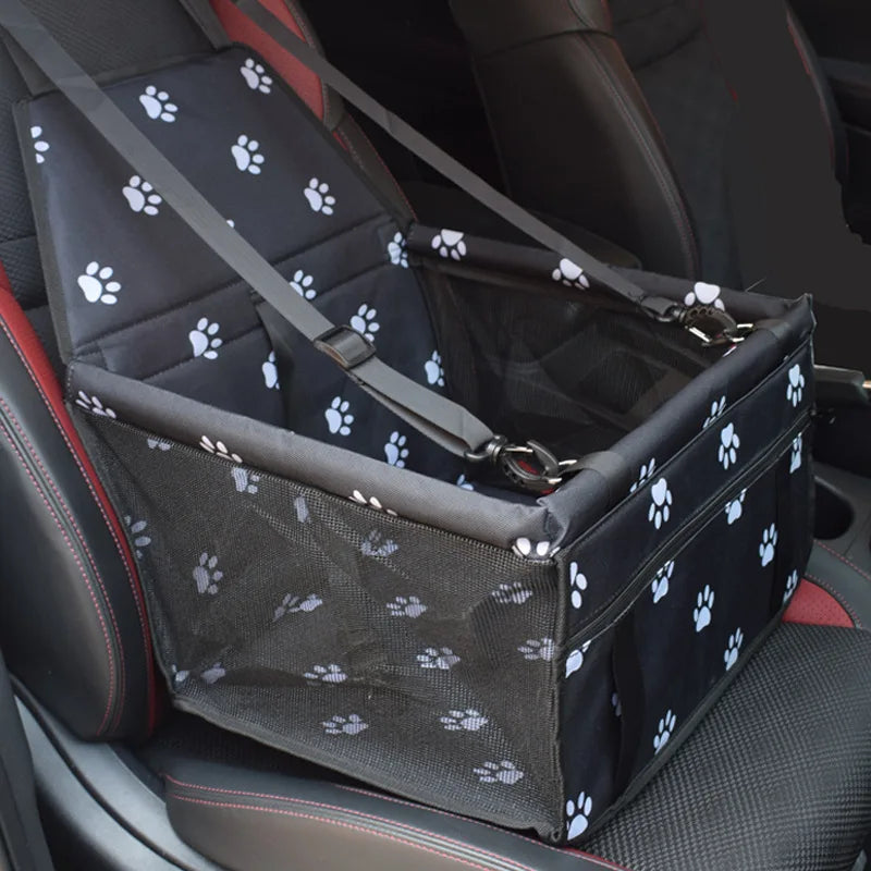 Dog Car Seat Hammock Carrier – Foldable, Breathable, Fits All Breeds