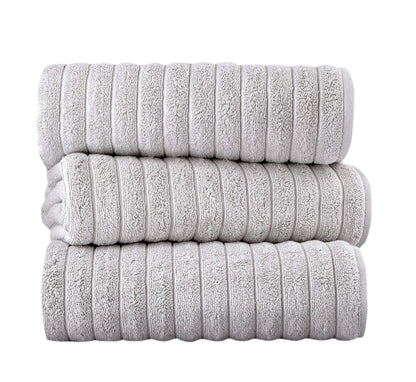 Classic Turkish Bath Towel – Extra Large 27x55", Ribbed, Thick & Quick-Dry