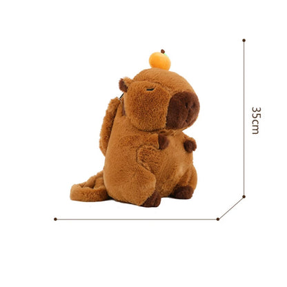 Cute Soft Plush Capybara Backpack Girl Fashionable Crossbody Bag for Women Kawaii Shoulder Bag for Children Gifts for Girlfriend - BeeTrendyShop.COM