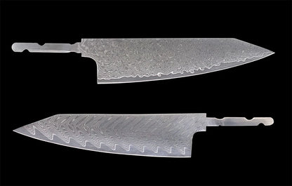 DIY VG10 Damascus Steel Knife Blank – Sharp Chef & Utility Knife Making Material