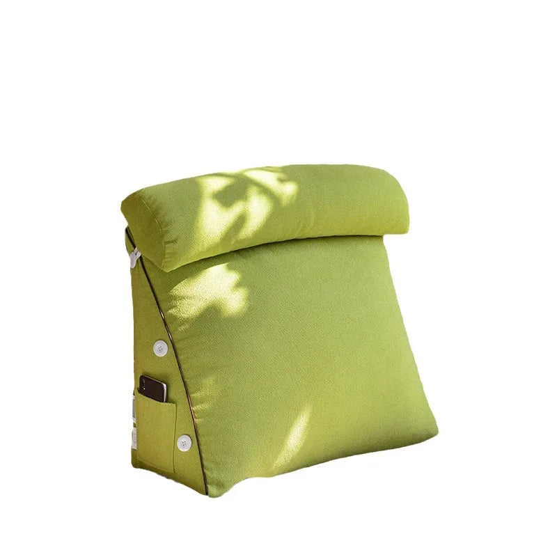 Tatami Triangle Bedhead Backrest Cushion 45 & 60cm – Soft Neck & Waist Support for Sofa & Bed
