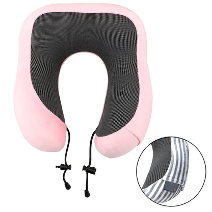 Soft Travel Pillow U Shaped Travel Healthcare Memory Foam Neck Cervical Airplane Pillow Neck Cushion - BeeTrendyShop.COM