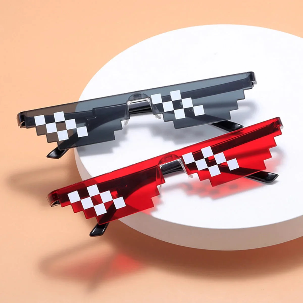 5Pcs NEW Mosaic Sunglasses Trick Toy