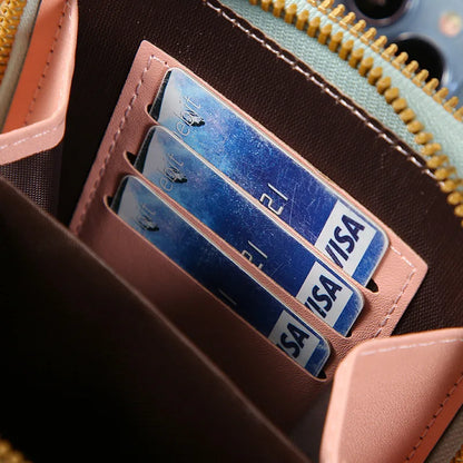 Crazy Bag Fashion Touch Screen Lock Cell Phone Bag Women's Mobile Phone Card Holder Crossbody Shoulder Bag - BeeTrendyShop.COM
