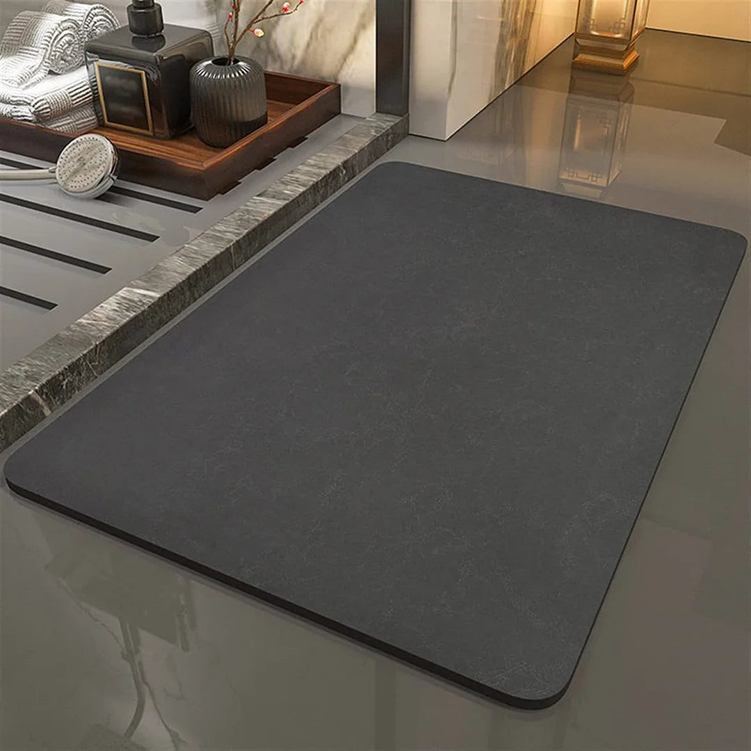 Diatomite Bath Mat – Non-Slip Super Absorbent Quick-Dry Shower & Kitchen Rug | 40x60cm