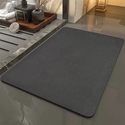 Diatomite Bath Mat – Non-Slip Super Absorbent Quick-Dry Shower & Kitchen Rug | 40x60cm