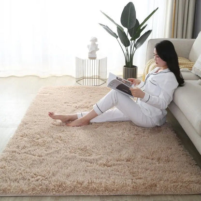 Fluffy Large Carpet Living Room Plush Lounge Rug in The Bedroom Floor Mat Soft Velvet Carpets For Children Kids Decoration  ﻿ - BeeTrendyShop.COM