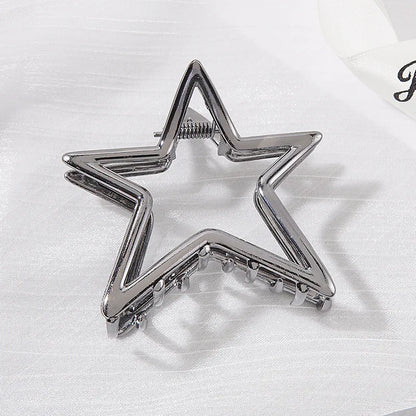 Hollow Star Hair Claw Clip – Y2K Sweet Cool Accessory for Women & Girls
