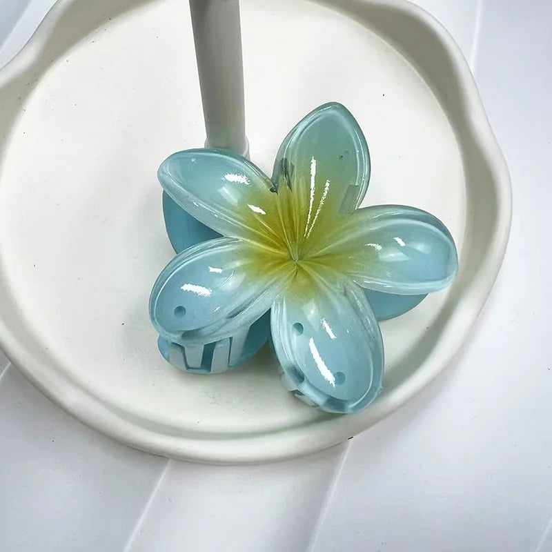 Large Flower Hair Claw Clip – Matte Sweet Barrette for Women & Girls