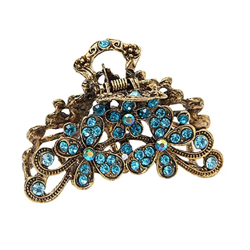 Large Frosted Square Hair Claw Clip – Solid Color Barrette for Women & Girls