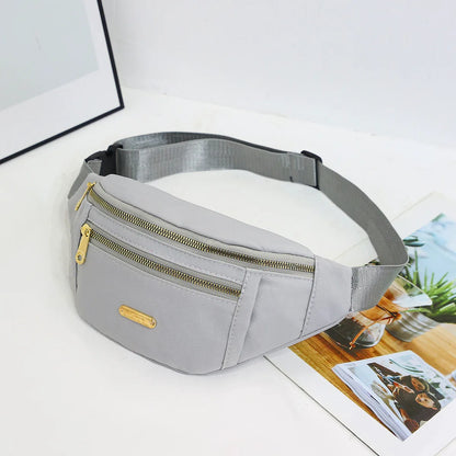 Fanny Packs for Women Men Belt Bag Fashion Waist Packs Lightweight Crossbody Bags Bum Bag for Running Hiking Travel Workout - BeeTrendyShop.COM