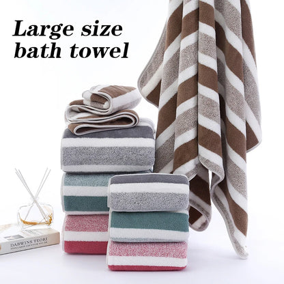 Soft & Absorbent Bath Towel for Men & Women – Large Couple Towel 35x75cm & 70x140cm