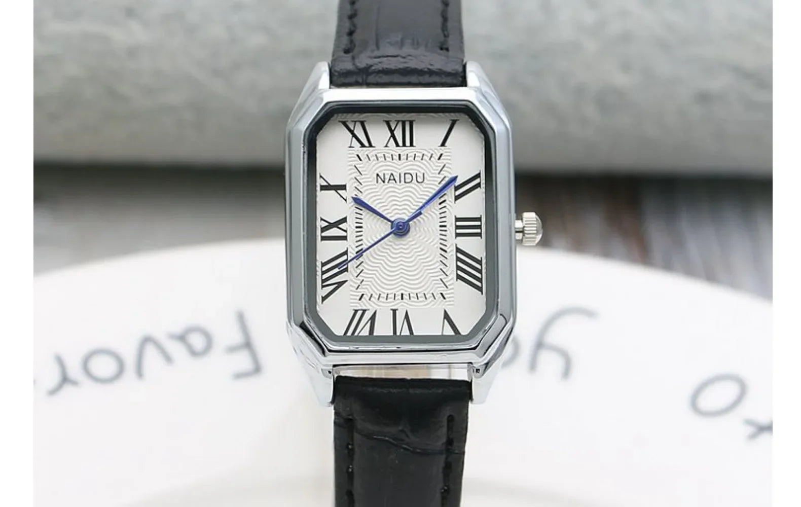 Retro Watches Classic Casual Quartz Dial Leather Strap Band Rectangle Clock Fashionable Wrist Watches for Women Wrist Watch - BeeTrendyShop.COM