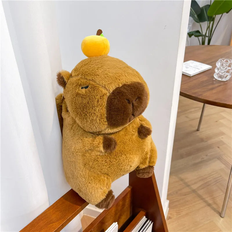 Cute Soft Plush Capybara Backpack Girl Fashionable Crossbody Bag for Women Kawaii Shoulder Bag for Children Gifts for Girlfriend - BeeTrendyShop.COM