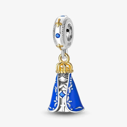 925 Sterling Silver Colorful Sun Moon Stars Dangle Charm – DIY Jewelry