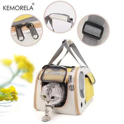 Portable Pet Carrier Bag for Cats & Small Dogs – Travel & Outdoor