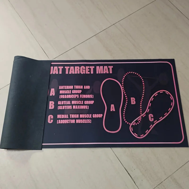 Non-Slip Squat Mat – Durable Two-Color Exercise Mat for Home & Gym Workouts