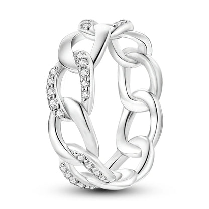 925 Sterling Silver Zircon Star Geometric Ring – Engagement Jewelry for Women