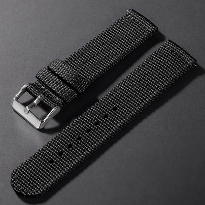 Nylon Canvas Watch Band Woven Soft Belt Universal Bracelet for Men Women Sport Military Universal  Wristband 18mm 20mm 22mm 24mm - BeeTrendyShop.COM